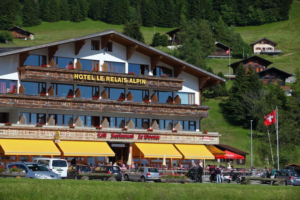 Les Mosses Hotel Le Relais Alpin מראה חיצוני תמונה