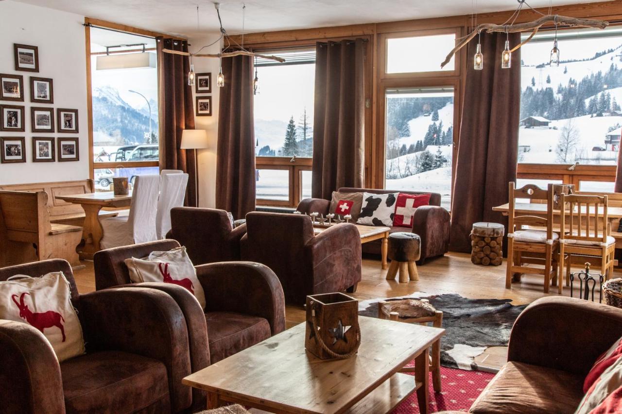 Les Mosses Hotel Le Relais Alpin מראה חיצוני תמונה
